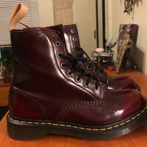 Vegan Cherry Red Dr. Martens